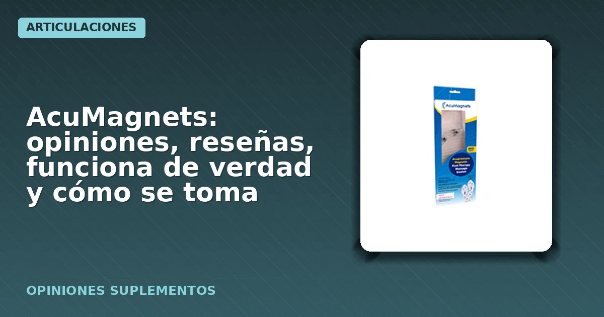 Paquete comercializado de plantillas AcuMagnets