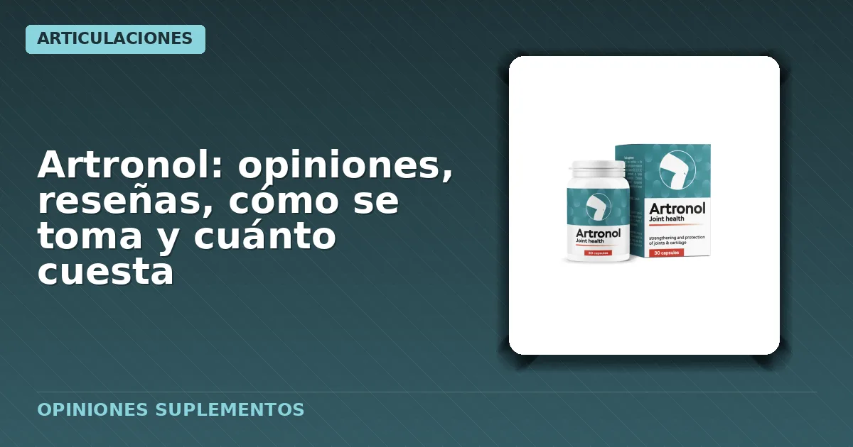 Envase spray del producto Artronol para cuidados articulares