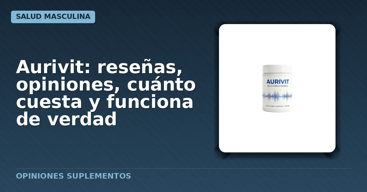 Caja del suplemento dietético Aurivit en cápsulas