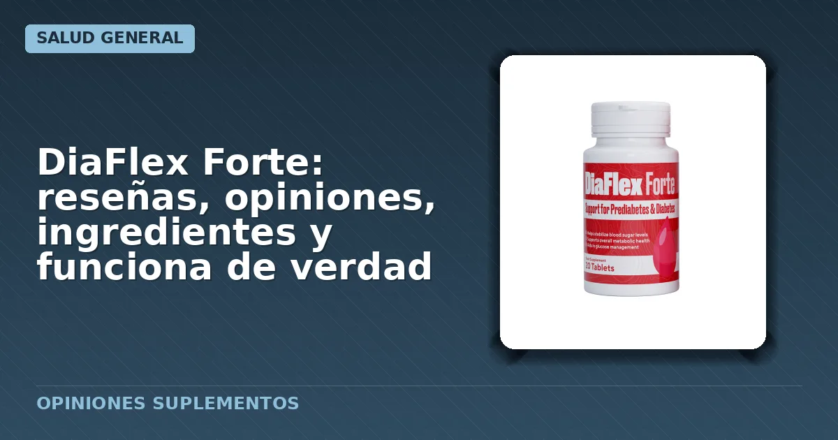 Paquete original cápsulas DiaFlex Forte