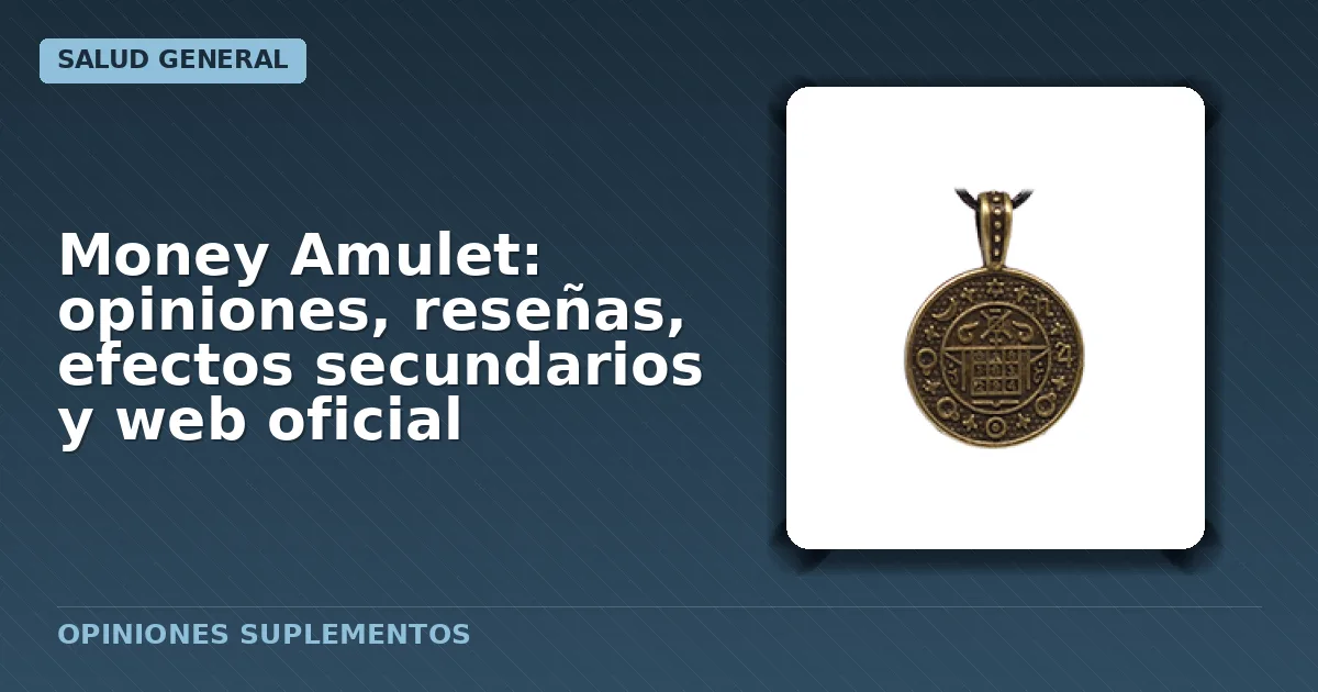 Paquete con amuleto personalizado llamado Money Amulet