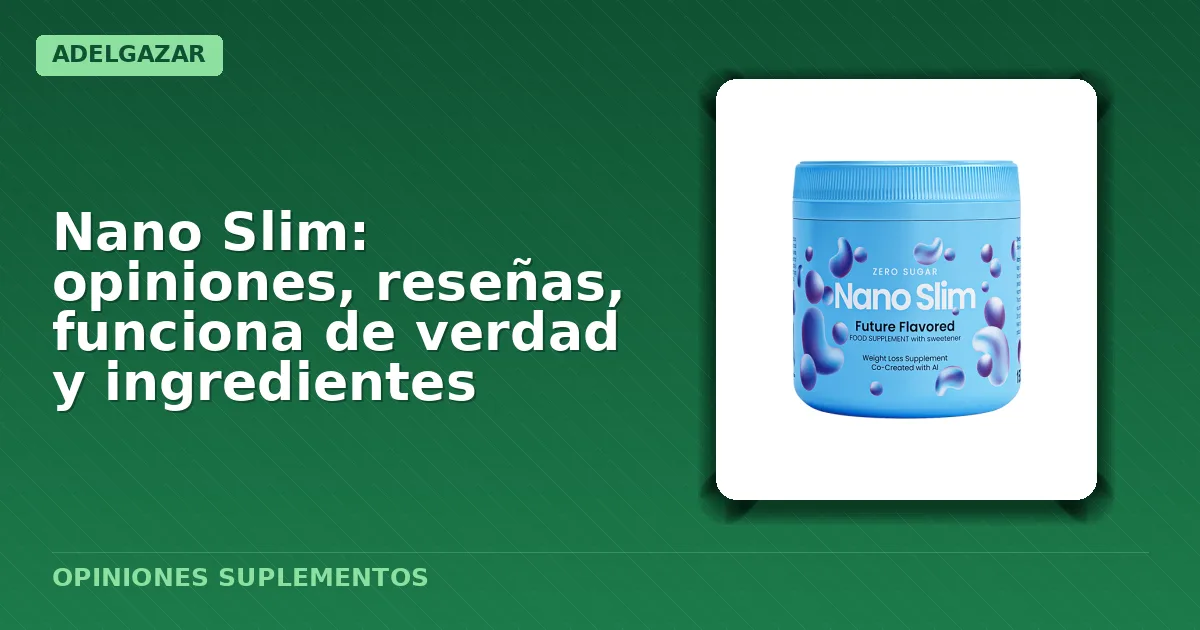 Paquete original cápsulas Nano Slim