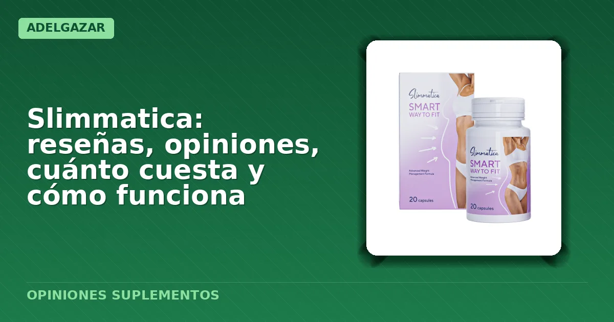 Paquete del cóctel bebida Slimmatica