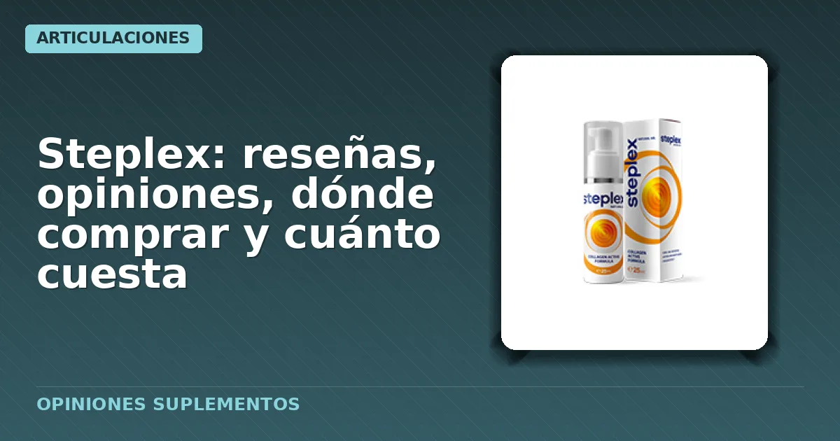 Envase crema Steplex formato tubo