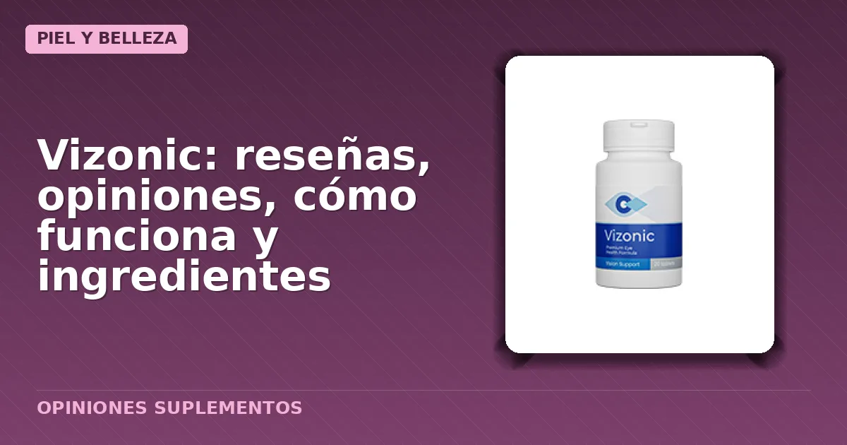 Paquete estándar de cápsulas Vizonic